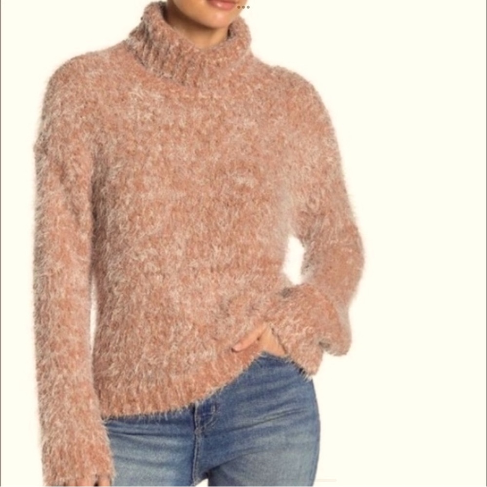 ABOUND Eyelash Knit Turtleneck Sweater